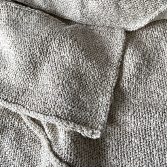 NWT Jenni Kayne Cotton Linen Hooded Sweater Coat Cardigan in Natural M - Picture 9 of 9